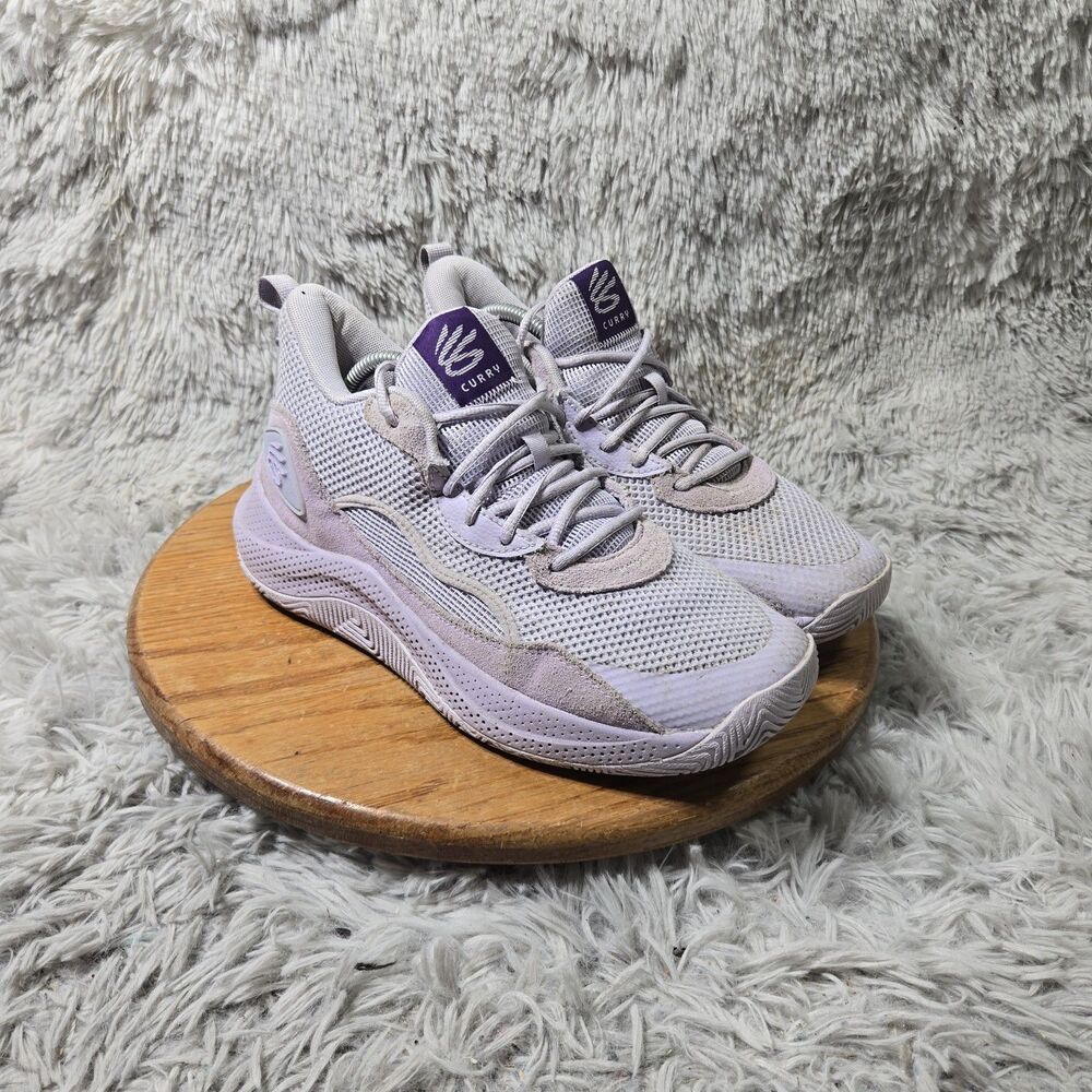 Under Armour Steph Curry 3Z Suede Salt Lake City Purple Sneaker Men Size 9.5 W11